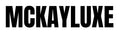 Black 'MCKAYLUXE' text on a white background